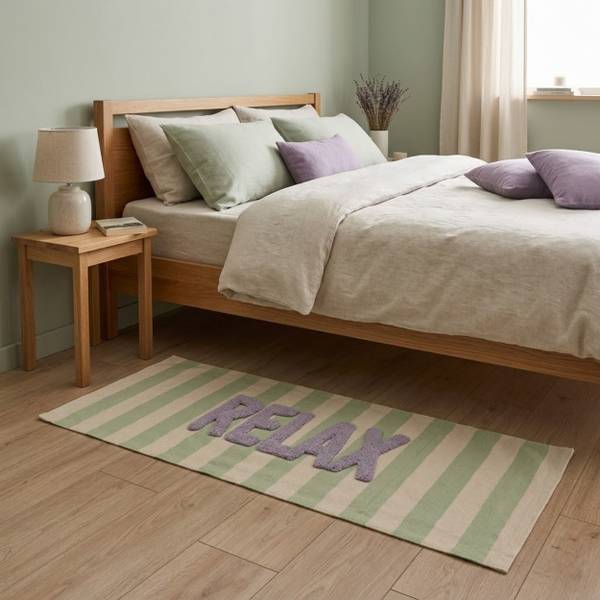 Badteppich RELAX Beige - Textil - 120 x 1 x 45 cm