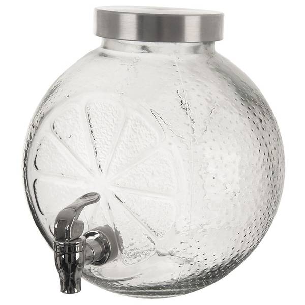 Getränkespender mit Zapfhahn 143793 Glas - 22 x 23 x 22 cm