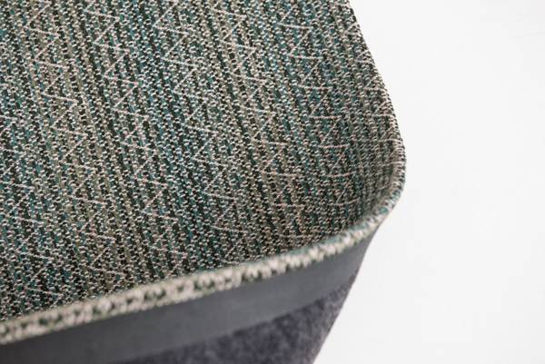Flachgewebter Teppich Giorgio Grau - Textil - 140 x 1 x 200 cm