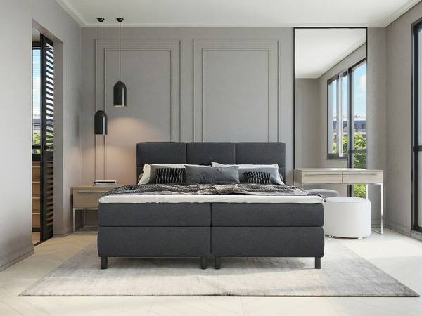Boxspringbett LODI Breite: 166 cm