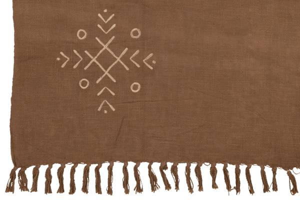 Decke Jaisalmer Beige - Textil - 1 x 170 x 130 cm