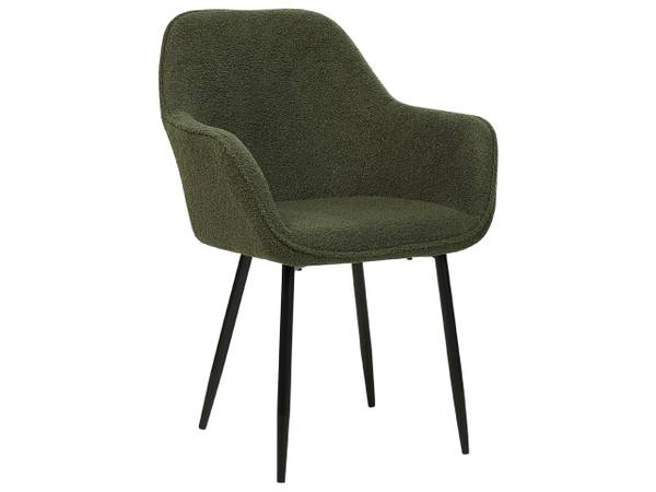 Stuhl ALDEN 2-tlg Schwarz - Dunkelgrün - Grün