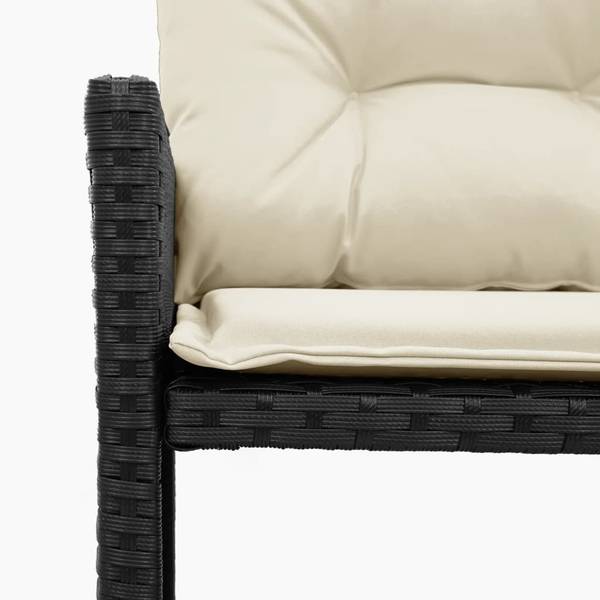 Canapé de jardin 3033167-1 (lot de 2) Noir