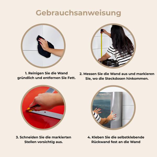 KÜCHENRÜCKWAND Tal 500 x 80 cm