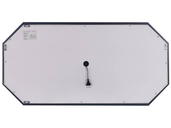 Badezimmerspiegel LOCMARIAQUER Silber - Kunststoff - 120 x 60 x 4 cm
