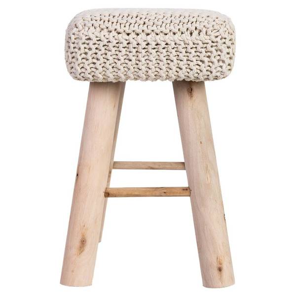 Hocker 4523373624 Weiß - Holzwerkstoff - 26 x 44 x 39 cm