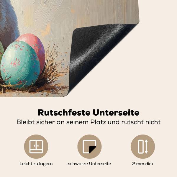 HERDABDECKPLATTE Hase 82 x 53 cm