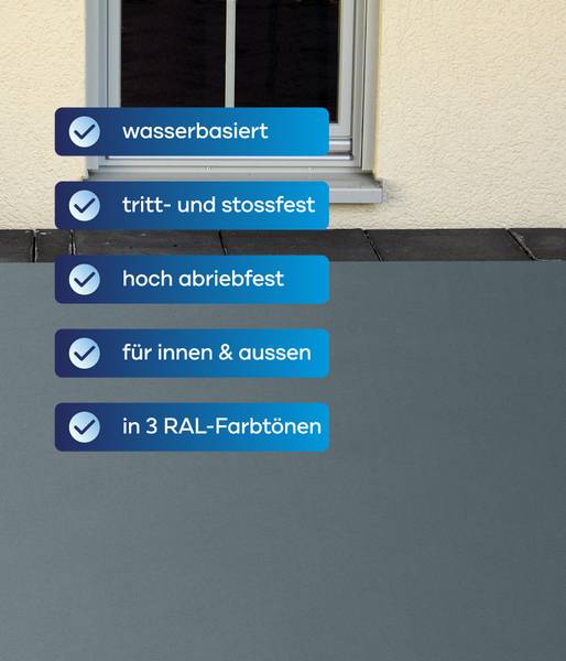 Betonfarbe P_800085 (2er-Set) Grau - Kunststoff - 29 x 26 x 38 cm