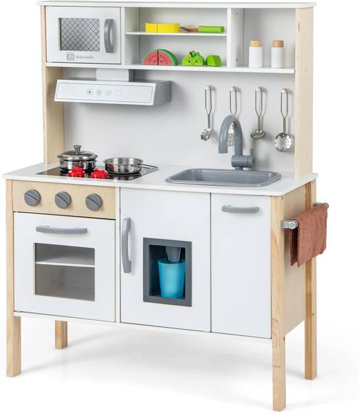 Kinderkeuken FB32347ITNL wit - plaatmateriaal op houtbasis - 30 x 90 x 72 cm