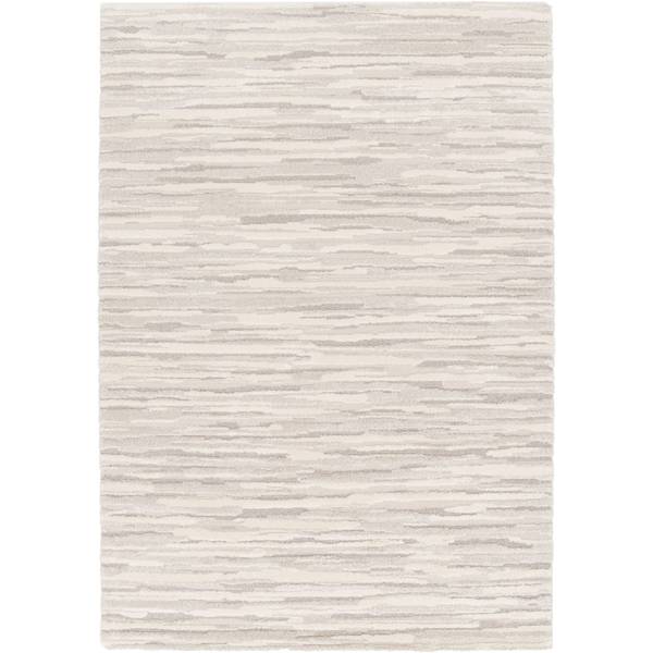 Kurzflorteppich  Meran Weiß - Polyester - 80 x 150 cm