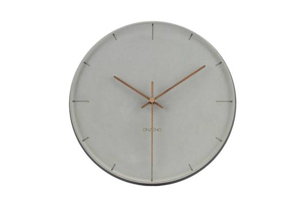 Wanduhr Wanduhren Yod Grau - Holzwerkstoff - 29 x 29 x 2 cm