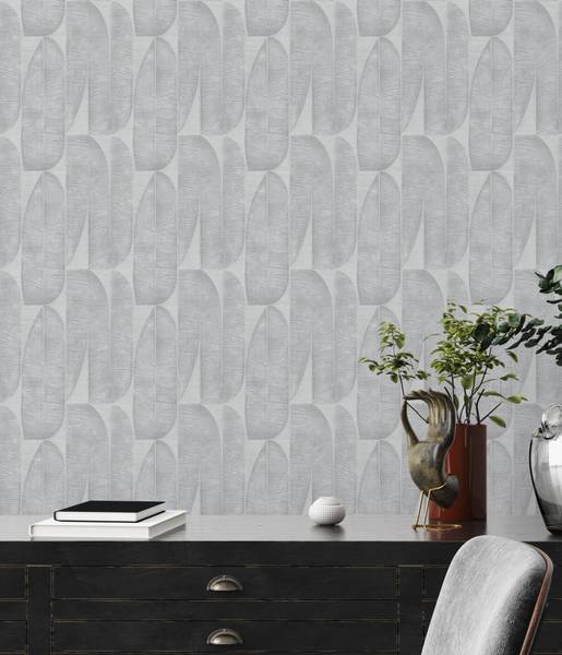 Vliestapete 396582-GU Grau - Kunststoff - 53 x 1 x 1005 cm