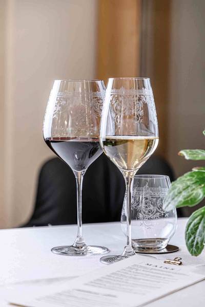 Trinkbecher Arabesque 2er Set Glas - 9 x 12 x 9 cm