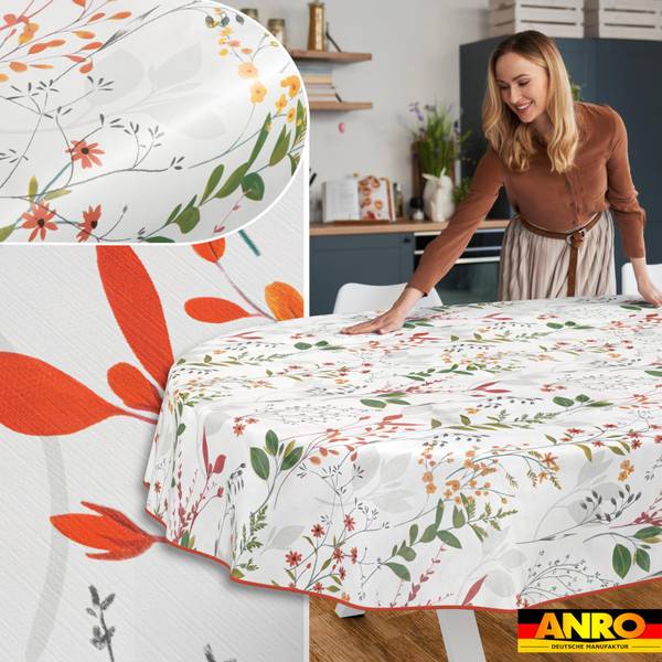 Wachstuchtischdecke Natur BO Tiefe: 200 cm