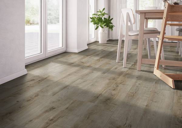 Laminat OAK MODELL B8 Beige - Holzwerkstoff - 20 x 8 x 129 cm