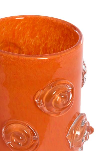 Topf BARENDA Orange - Glas - 20 x 30 x 20 cm