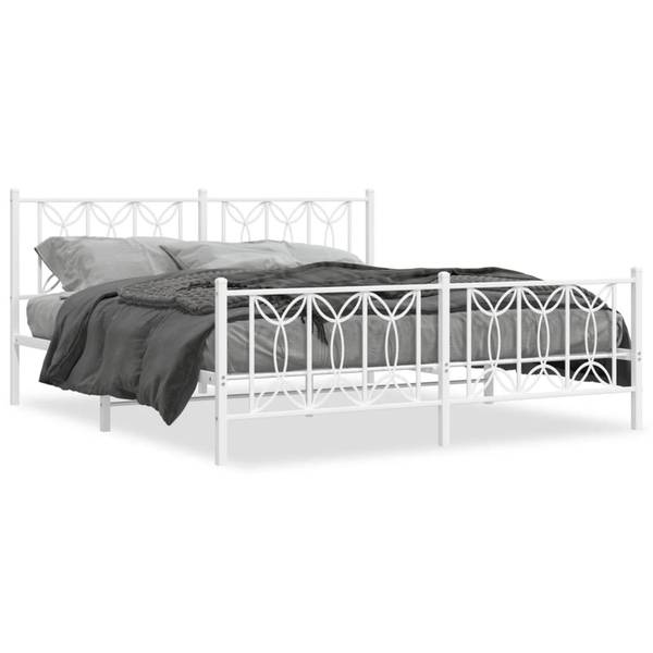 Bettgestell mit Kopf- und Fußteil XT1968 187 x 219 cm