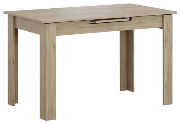 Ausziehtisch ANDORRA Braun - Holzwerkstoff - 150 x 70 x 75 cm