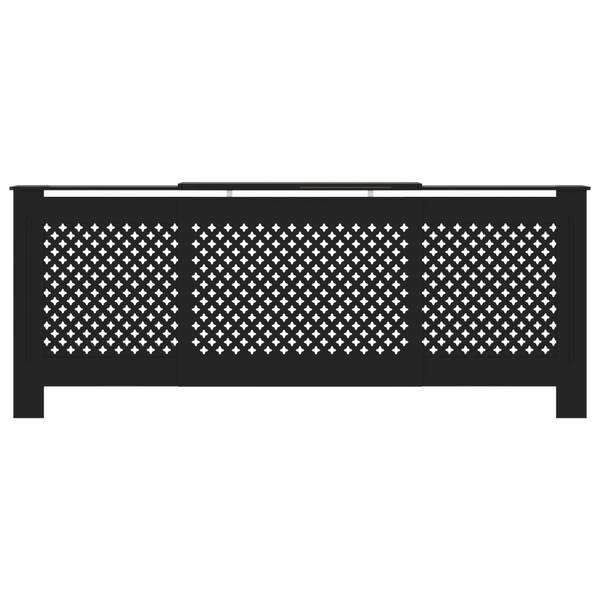 Heizkörperverkleidung 3013167-1 Schwarz - 205 x 20 cm