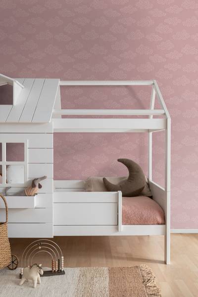 Tapete 131226 Pink - Papier - 50 x 900 x 50 cm