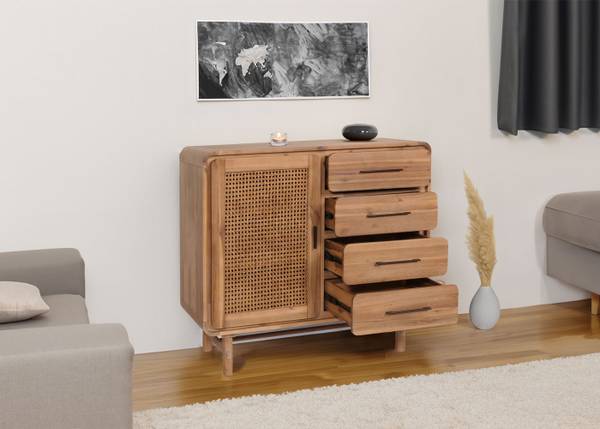 Commode M47 Marron - Acacia - 109 x 101 x 45 cm