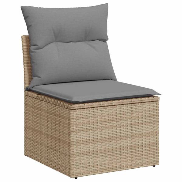 Tuin Bankstel 3036988-4 (7-delig) beige - grijs - staal - 62 x 69 x 62 cm