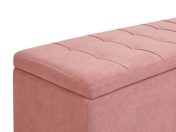 Ottomane OREM Schwarz - Pink