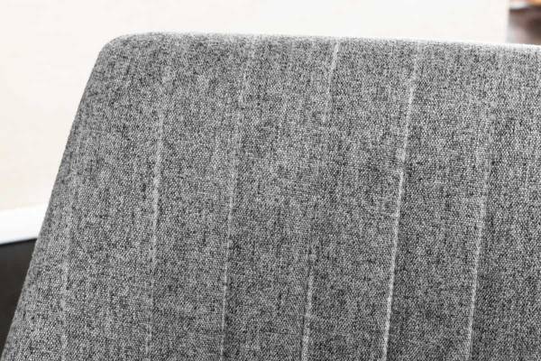 Sessel LOUNGER Grau - Strukturstoff - Polyester - Stahl - 62 x 77 x 75 cm