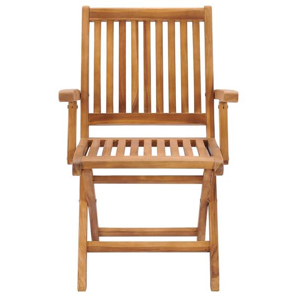 Gartenstuhl 3072722 8er Set Braun - Massivholz - 58 x 88 x 56 cm