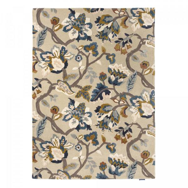 Tapis salon AMANPIRI Beige - Fourrure véritable - 170 x 2 x 240 cm
