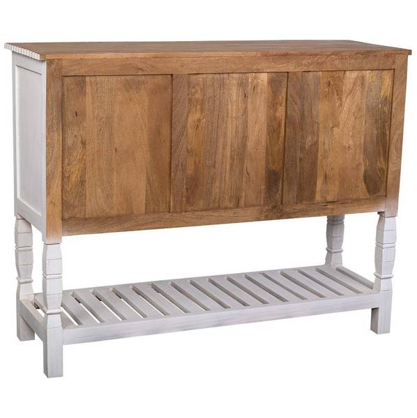 Anrichte 4523358164 Weiß - Massivholz - 130 x 101 x 42 cm