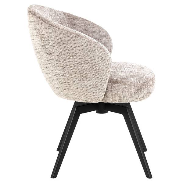 Darlene eetkamerstoel beige - textiel - 59 x 80 x 60 cm
