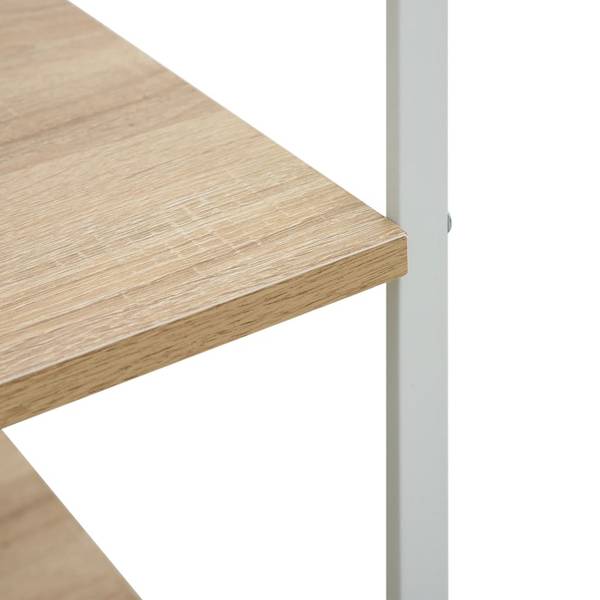 Magnetronkast 3002409 bruin - wit - plaatmateriaal op houtbasis - 40 x 123 x 60 cm
