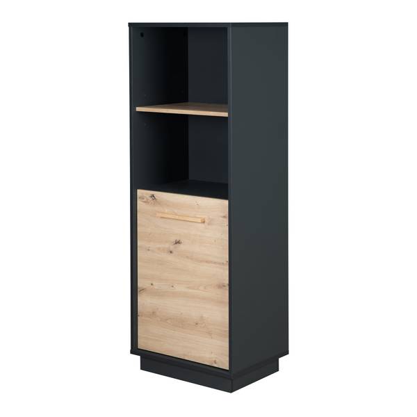 Standregal Lenn Grau - Holzwerkstoff - 55 x 150 x 40 cm