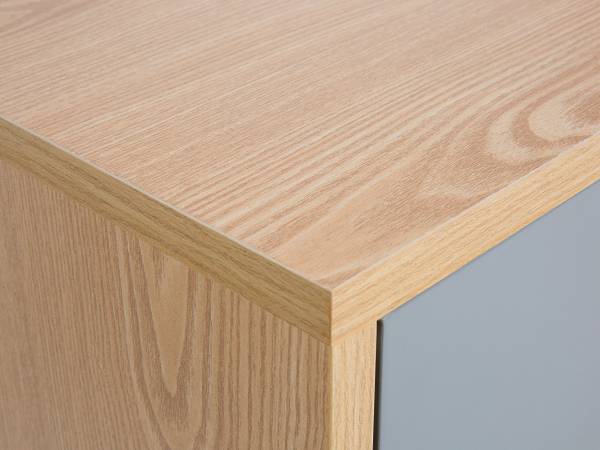 Nachttisch ARVADA Braun - Grau - Holzwerkstoff - 40 x 45 x 30 cm
