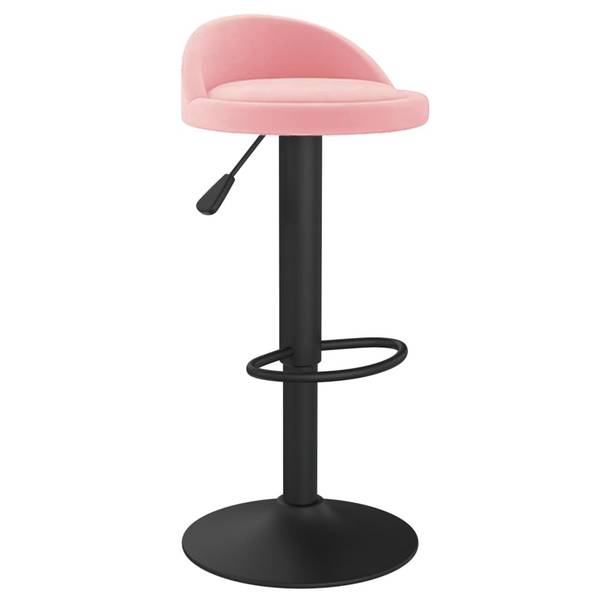 Tabouret de bar 3007071-2 lot de 2 Rose foncé