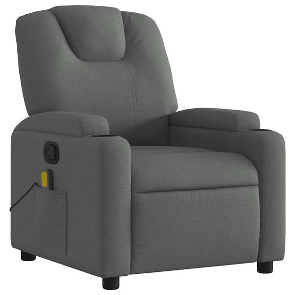 Massagesessel 3032456 Grau - Polyester - 74 x 97 x 88 cm