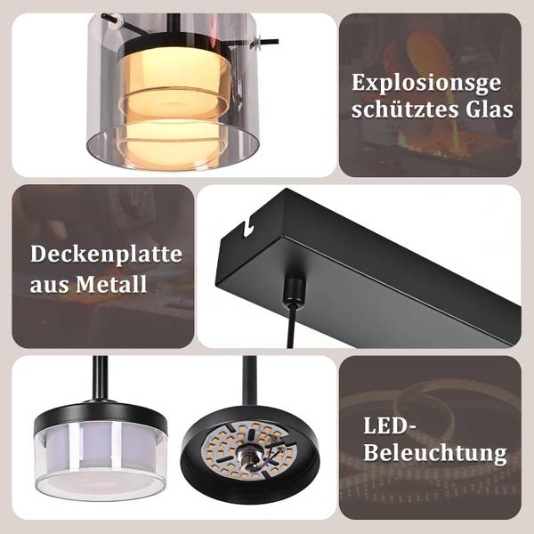 Pendelleuchte Cummings Ⅲ Tiefe: 72 cm