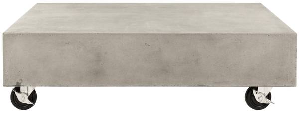 Zement Hocker RAQUEL Grau - Stein - 80 x 25 x 80 cm