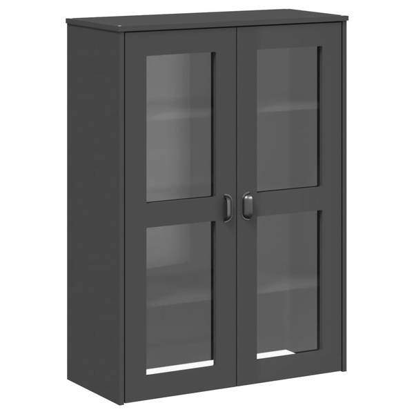Highboard DE1130 Grau - Massivholz - 80 x 200 x 40 cm