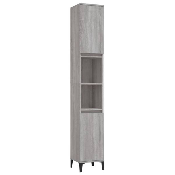 Badmöbel 3029319_de 3er Set Grau
