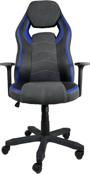 Fauteuil Gamer basculant AZUL Noir - Bleu - Métal - Matière plastique - Cuir synthétique - 62 x 123 x 65 cm