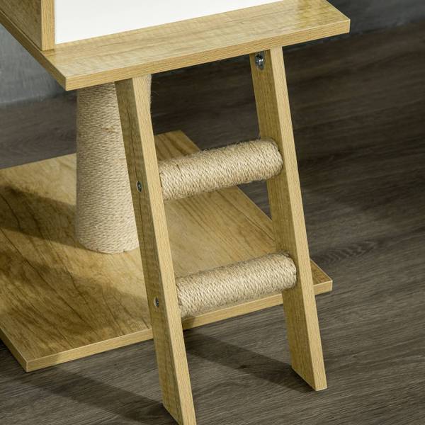 Arbre à chat 29634 Marron - Bois manufacturé - 51 x 26 x 51 cm