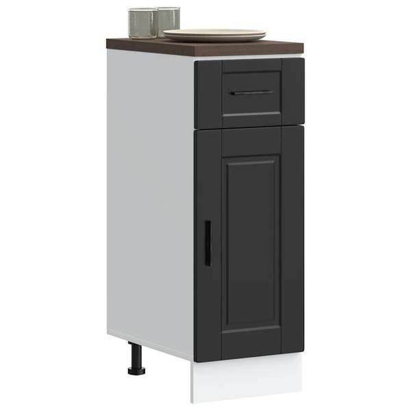Unterschrank 3042960_deb5 Schwarz - 30 x 82 x 46 cm