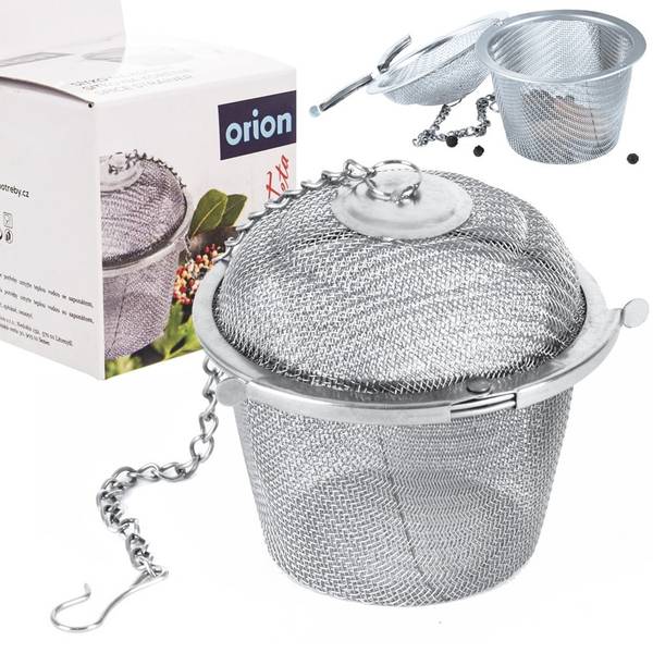 Gewürzsieb 144407 Silber - Edelstahl - 6 x 6 x 6 cm