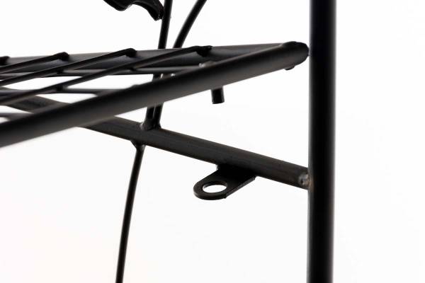 Standregal Reus Schwarz - Metall - 58 x 118 x 33 cm