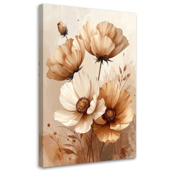 Wandbild Blumen 70 x 100 cm