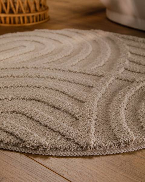 Badteppich Fiete Beige - Sandbraun
