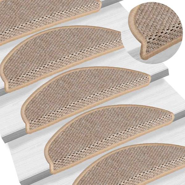 Trapmat 3007604 Set van 15 beige
