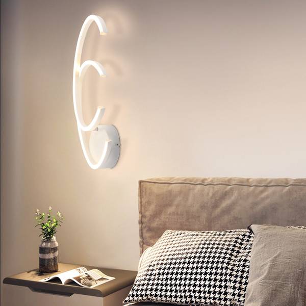 LED Plafondlamp Soto wit - metaal - 23 x 7 x 62 cm